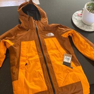 The North Face orange ski jacket size S